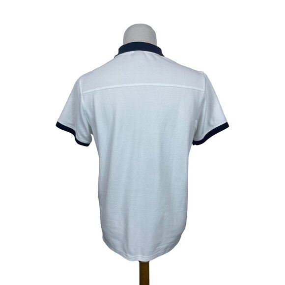 Outdoor Afro Men's Classic Fit Button Up White Polo Shirt Sz L - NWT - Picture 3 of 9
